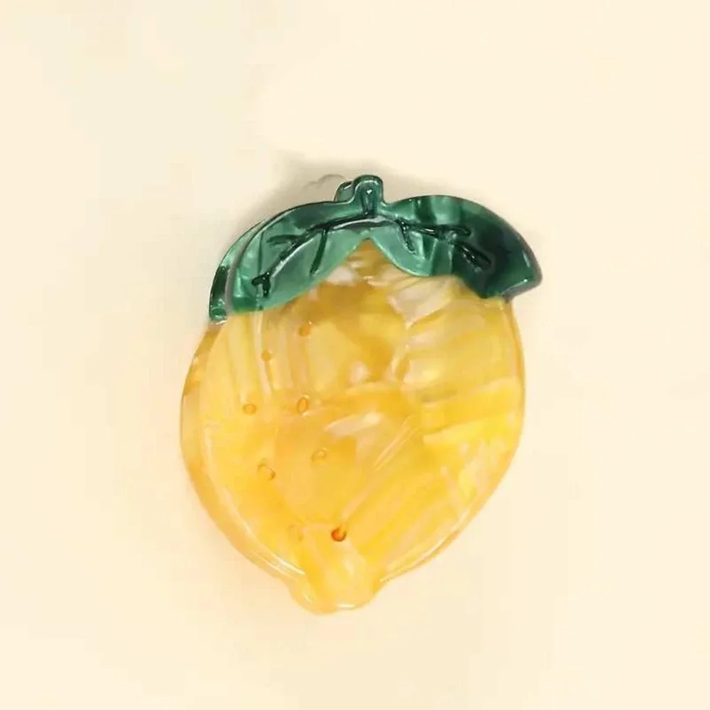 Lemon Hair Claw Clip Fruit Hair Accessories‎ Cute Fun Novelty